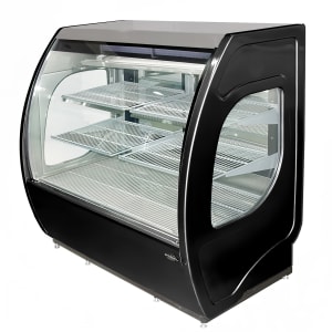 138-ELITE4DCHCB 48 1/2" Full Service Bakery Display Case w/ Curved Glass - (3) Levels, 115v