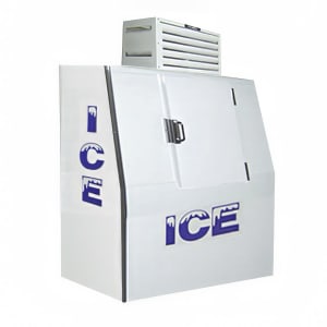 138-ICB1S 47 3/4"W Outdoor Ice Merchandiser w/ (125) 7 lb Bag Capacity- Solid Door, 115v