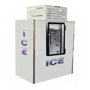 138-ICB1GL 56"W Indoor Ice Merchandiser w/ (150) 7 lb Bag Capacity - Glass Door, 115v