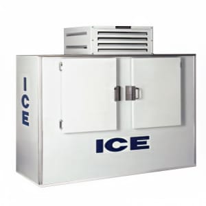 138-ICB2L 96"W Outdoor Ice Merchandiser w/ (300) 7 lb Bag Capacity - Solid Doors, 115v