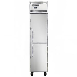 160-1FSENSSHD 17 3/4" Slim Line One Section Reach In Freezer, (2) Right Hinge Solid Doors, 115v