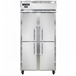 160-2RSESNSAHD 36 1/4" Two Section Reach In Refrigerator, (4) Left/Right Hinge Solid Doors, Top Compressor, 115v