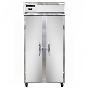 160-2FSENSS 36 1/4" Slim Line Two Section Reach In Freezer, (2) Left/Right Hinge Solid Doors, 115v