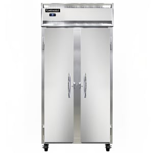 160-2RSENSS 36 1/4" Two Section Reach In Refrigerator, (2) Left/Right Hinge Solid Doors, Top Compressor, 115v