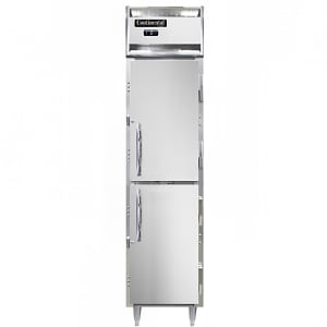 160-D1FSENSAHD 17 3/4" One Section Reach In Freezer, (2) Solid Doors, 115v