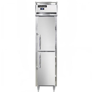 160-D1RSESNHD 17 3/4" One Section Reach In Refrigerator, (2) Right Hinge Solid Doors, Top Compressor, 115v