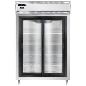 160-D2RSNSGD 52" Two Section Reach In Refrigerator, (2) Sliding Doors, Top Compressor, 115v