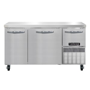 160-FA60N 60" W Worktop Freezer w/ (3) Sections & (3) Doors, 115v