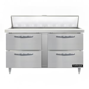160-D60N16D 60" Designer Line Sandwich/Salad Prep Table w/ Refrigerated Base, 115v