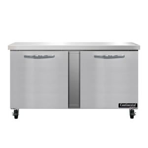 160-SW60N 60" Worktop Refrigerator w/ (2) Sections, 115v