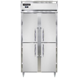 160-D2RSENHD 36 1/4" Two Section Reach In Refrigerator, (4) Left/Right Hinge Solid Doors, Top Compressor, 115v