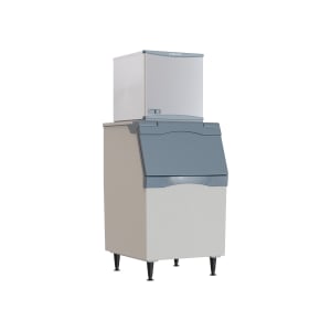 044-FS0522W1B530P 530 lb Prodigy Plus® Flake Ice Machine w/ Bin - 536 lb Storage, Water Cooled, 1...