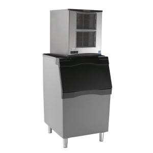 044-FS1222A32B530P 1100 lb Prodigy Plus® Flake Ice Machine w/ Bin - 536 lb Storage, Air Cooled, 2...
