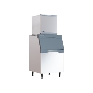 044-FS0522W1B530S 530 lb Prodigy Plus® Flake Ice Machine w/ Bin - 536 lb Storage, Water Cooled, 1...