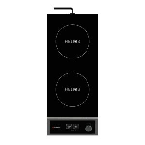 084-HTF9500FB251 Helios Countertop Commercial Induction Cooktop w/ (2) Burners, 240v