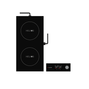 084-HTD9500FB351 Helios Drop-In Commercial Induction Cooktop w/ (2) Burners, 240v