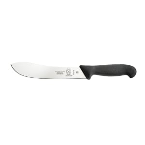 132-M13715 8" Butcher Knife w/ Black Textured Glass-Reinforced Nylon Handle, Ice Hardened High-Carbon German St