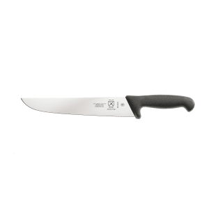 132-M13707 10 1/4" European Butcher Knife w/ Black Textured Glass-Reinforced Nylon Handle, Ice Hardened High-Ca