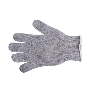 132-M33412L Large Cut Resistant Glove - Blended Material, Gray w/ White Cuff