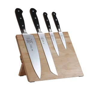 132-M21970 5 Piece Knife Set w/ Rubberwood Magnetic Board