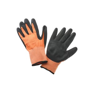 132-M334251X Food Processing Gloves HPPE Reinforced - 1X-Large, Orange w/ Black Cuff
