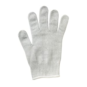 132-M33413L Large Cut Resistant Glove - Stainless Steel Reinforced, White w/ White Cuff