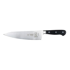 132-M23510 8" Chef's Knife w/ Black Ergonomic Delrin® Handle, High-Carbon German Steel