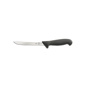 132-M13710 5 9/10" Semi-Flexible Fillet Knife w/ Black Textured Nylon Handle, High Carbon German Steel