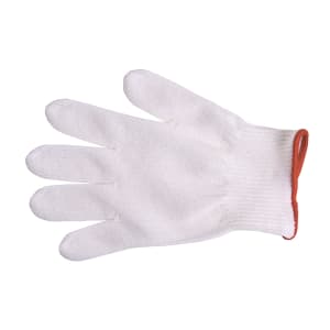 132-M33411S Small Cut Resistant Glove - Polyethylene Reinforced Knit, White w/ Red Cuff