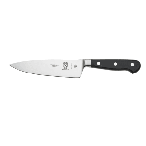 132-M23506 6" Chef's Knife w/ Black Ergonomic Delrin® Handle, High-Carbon German Steel