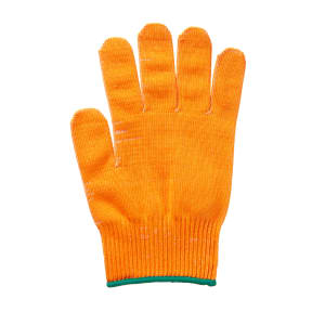 132-M33415ORM Medium Cut Resistant Glove - Ultra High Molecular Polyethylene, Orange w/ Green Cuff