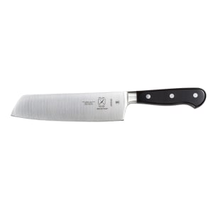 132-M23660 7" Nakiri w/ Black Ergonomic Delrin® Handle, High-Carbon German Steel