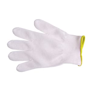 132-M33411XS Extra Small Cut Resistant Glove - Polyethylene Reinforced Knit, White w/ Gold Cuff
