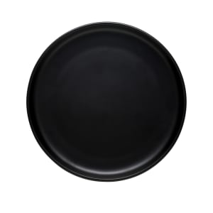 192-DRI20O 10 1/2" Round Driftstone Flat Coupe Plate - Porcelain, Onyx