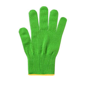 132-M33415GRXS Extra Small Cut Resistant Glove - Ultra High Molecular Polyethylene, Green w/ Gold Cuff