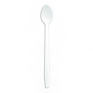 389-572666 Medium Weight Disposable Soda Spoon - Polypropylene, White