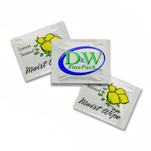 389-587393 Moist Towelette - Lemon Scented