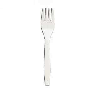 389-587656 Medium Weight Disposable Fork - Polypropylene, White
