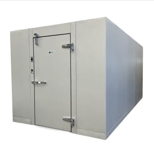 157-IB66F Indoor Walk-In Freezer w/ Right Hinge - Top Mount Compressor, 6' x 6' x 8&#03...