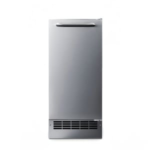 162-BIM27OSADA 15"W Crescent Cube Undercounter Ice Machine - 25 lbs/day, Water Cooled, No Dr...