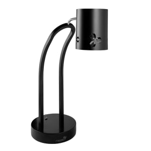 209-HL018 1 Bulb Heat Lamp w/ Flexible Arm - Matte Black Metal, 110/250v/1ph