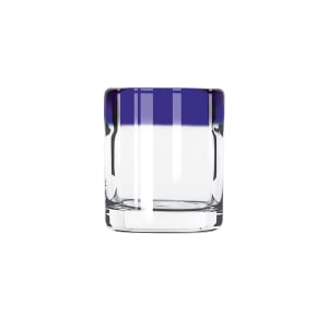 634-92311 2 1/2 oz Aruba Shot Glass w/ Cobalt Blue Rim
