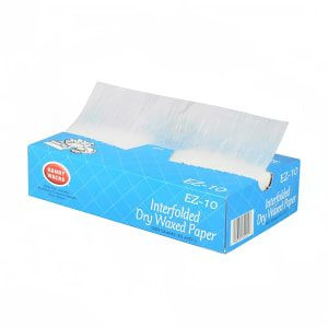 240-388929 Deli Paper - 10" x 10 3/4", Dry Wax, White