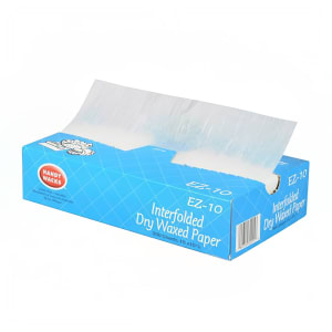 240-388933 Deli Paper - 8" x 10 3/4", Dry Wax, White