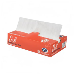 240-388935 Deli Paper - 10" x 10 3/4", Dry Wax, White
