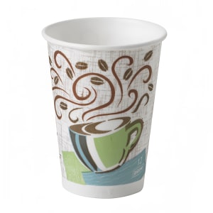 326-725144 PerfecTouch® 12 oz Disposable Hot Cup - Paper, Printed