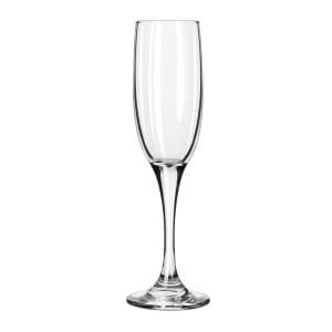 634-3796 6 oz Embassy Royalle Tall Champagne Flute Glass - Safedge Rim & Foot
