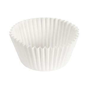 363-513292 Baking Cup - 1 7/8" x 1 5/16", Paper, White