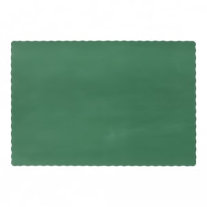 363-595538 Lapaco Placemat - 13 1/4" x 9 3/8", Paper, Hunter Green