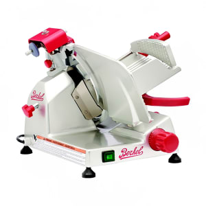 105-B10SLC Manual Meat & Cheese Slicer w/ 10" Blade, Belt Driven, Aluminum/Stainless Ste...